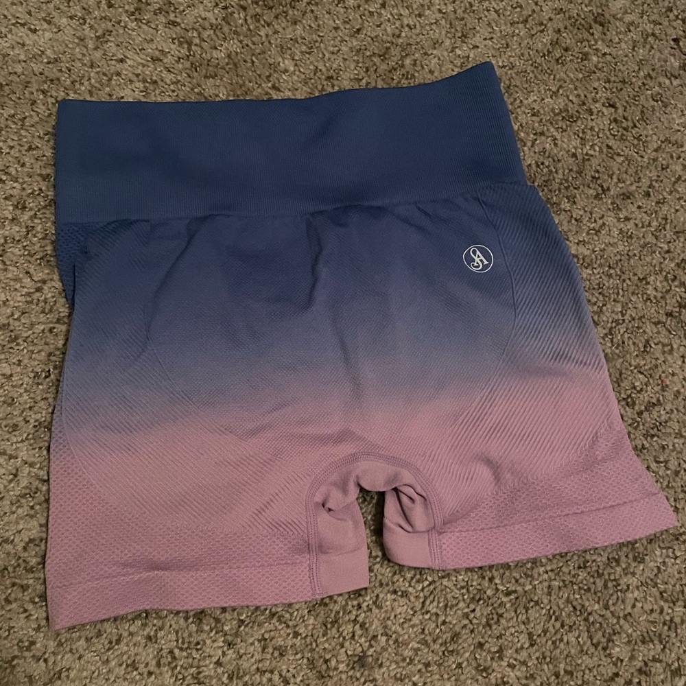 Allure the Brand Blue Lilac Ombré Shorts Vol. 2.0
